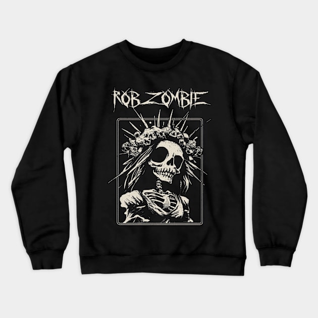 rob zombie spooky bride Crewneck Sweatshirt by hex pixel